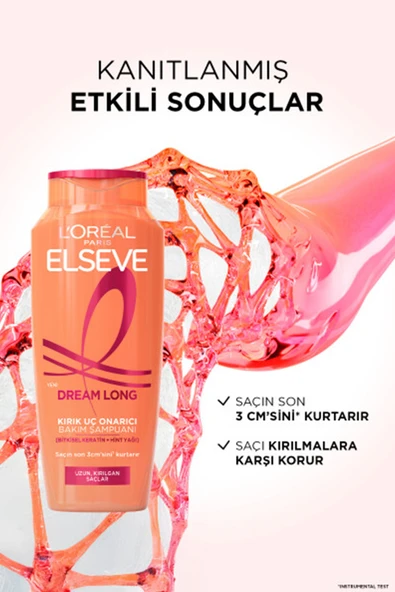 4 ADET Elseve Dream Long Şampuan 400 ml - Resim 2