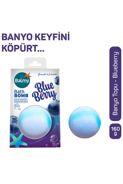 3 ADET Balmy Blueberry Banyo Topu 160 g ürün görseli 1