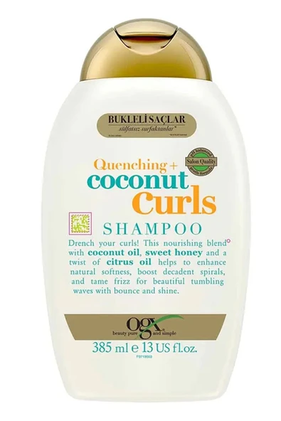 3 ADET Ogx Coconut Curls Şampuan 385 ml ürün görseli 1