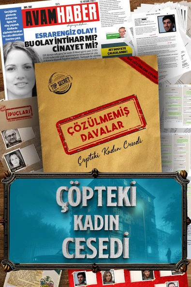 4 ADET Çözülmemiş Davalar Çöpteki Kadın Cesedi CDL01 ürün görseli 1