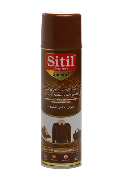 3 ADET Sitil Ayakkabı Boyası Sprey 250 ml Koyu Kahve ürün görseli 1