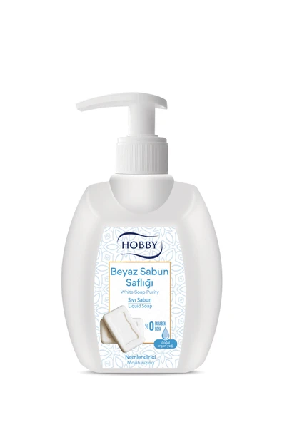 4 ADET Hobby Beyaz Sabun Saflığı Sıvı Sabun 300 ml ürün görseli 1