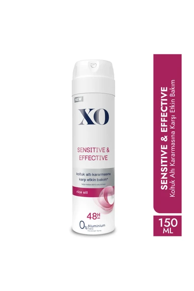 4 ADET XO Deodorant 150ml Sensitive And Effective ürün görseli 1