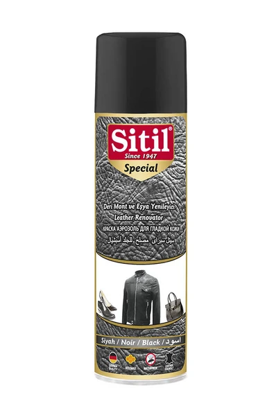 4 ADET Sitil Ayakkabı Boyası Sprey 250 ml Siyah ürün görseli 1