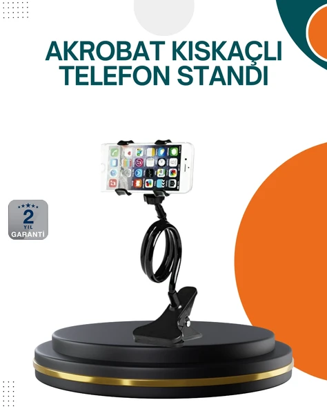 Eller Serbest Kullanım Sağlayan Masaüstü Telefon Tutucu ürün görseli 1