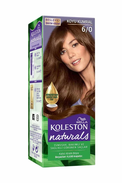 4 ADET Koleston Naturals Saç Boyası Maxi 6/0 ürün görseli 1
