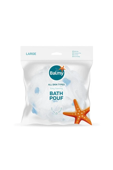 3 ADET Balmy Ponpon Banyo Lifi Large ürün görseli 1