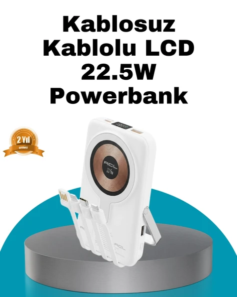 Magsafe Uyumlu Kablosuz Powerbank Hızlı Şarj Özellikli ürün görseli 1