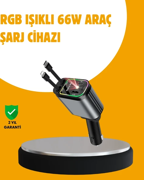 Kia, Seat, Mazda, Mitsubishi Araçlar İçin Çok Fonksiyonlu Araç Şarj Adaptörü ürün görseli 1