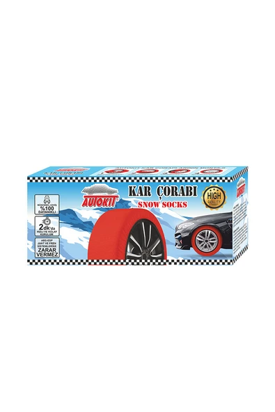 3 ADET Autokit Kar Patinaj Çorabı Medium ürün görseli 1