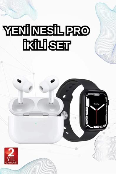 2025 Model Akıllı Saat Ve Yeni Nesil Pro Bluetooth Kulaklık Tws Yüksek Ses Kaliteli ürün görseli 1