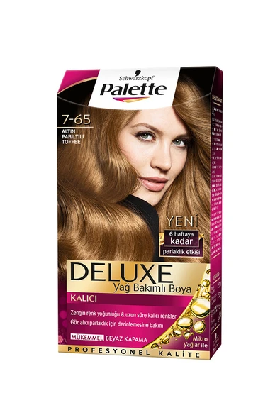 4 ADET Palette Özel Seri Saç Boyası 7-65 Ap Toffee ürün görseli 1