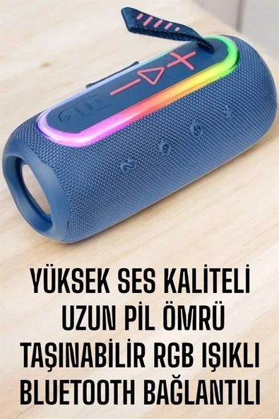 Kablosuz Bluetooth Hoparlör Uzun Pil Ömrü Taşınabilir ürün görseli 1