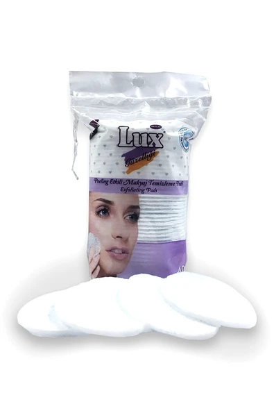 3 ADET Lux Makyaj Temizleme Pedi Peeling Etkili 40'lı ürün görseli 1