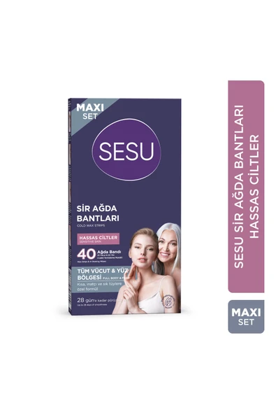 2 ADET Sesu Ağda Bandı Maxi Set 40'lı ürün görseli 1