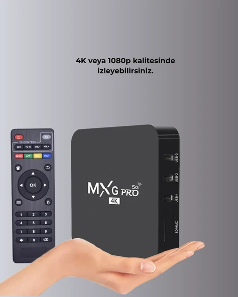 Android Tv Box 4k - 2gb Ram 16gb Rom, Kablosuz Wi-fi Medya Oynatıcı - Resim 2