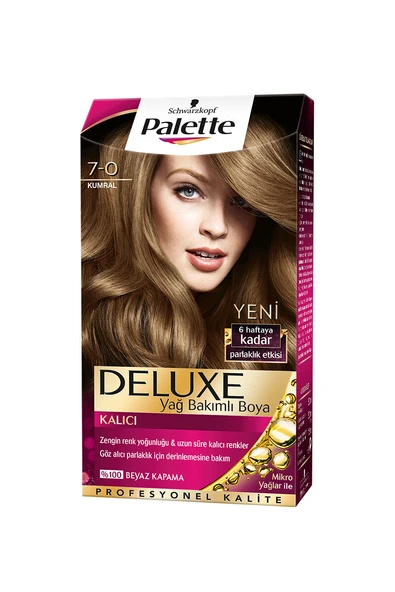 3 ADET Palette Saç Boyasısı 7.0 Kumral ürün görseli 1