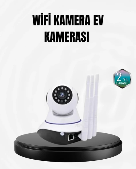 Akıllı Ip Güvenlik Kamerası - 1080p Hd, Gece Görüşlü, Hareket Algılamalı ürün görseli 1