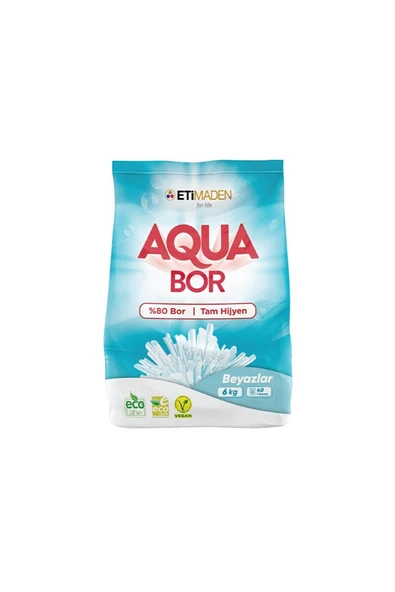 2 ADET Boron Aqua Bor Deterjan 6 kg Beyaz - Resim 2