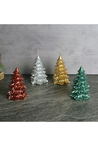 2 ADET Tohana Çam Ağacı Mum Büyük 13 cm ürün görseli 1