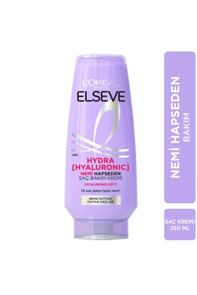 2 ADET Elseve Hydra Hyaluronic Nemi Hapseden Saç Bakım Kremi 250 ml ürün görseli 1