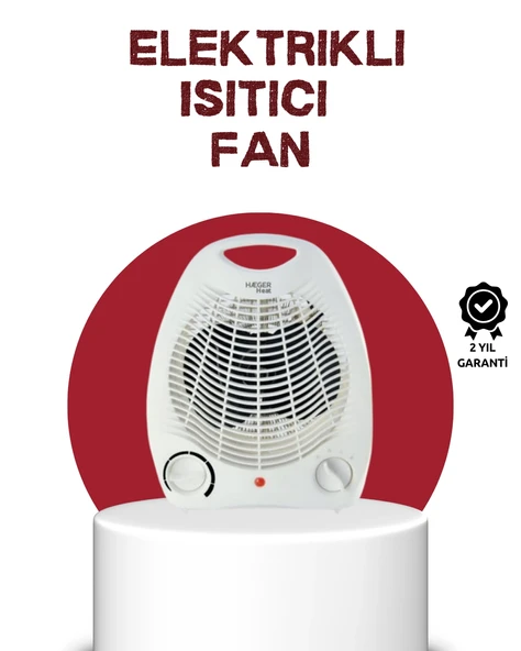 2000w Taşınabilir Elektrikli Fanlı Isıtıcı - Hızlı Isınma, Kompakt Boy ürün görseli 1
