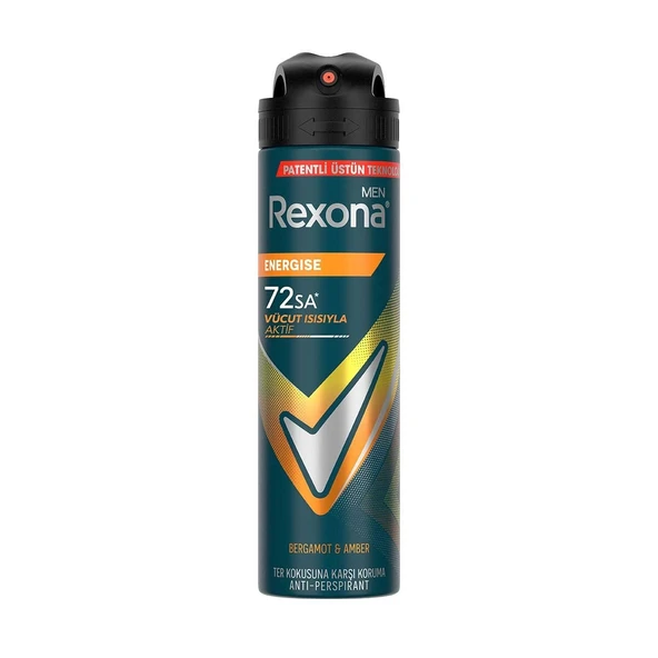 2 ADET Rexona Erkek Deodorant Energize 150 ml - Resim 2