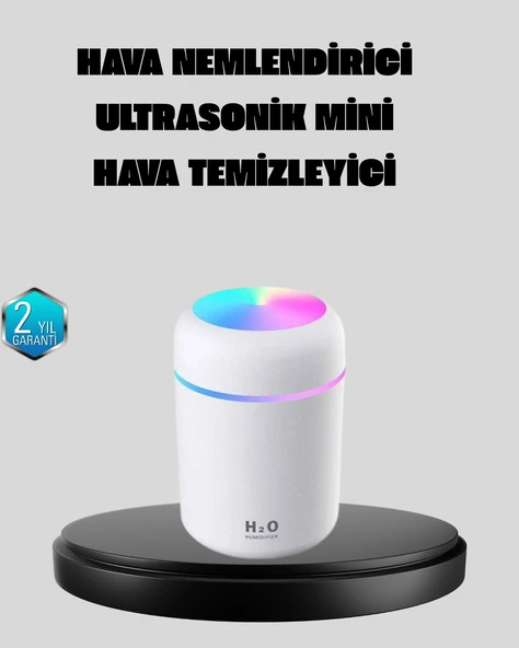 Taşınabilir Usb Mini Nemlendirici - Led Aydınlatmalı, Çift Püskürtme Modu ürün görseli 1