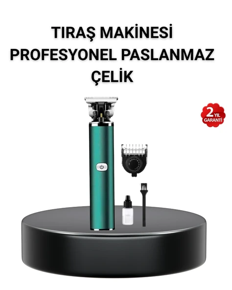 180 Dakika Kullanım Süreli Şarjlı Tıraş Makinesi - Hızlı Şarj, Usb Girişli, Yüksek Kapasiteli ürün görseli 1
