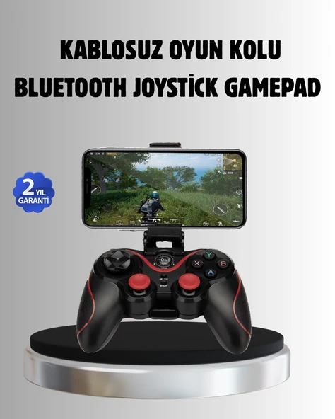 Bluetooth Kablosuz Gamepad Tv Pc Telefon Uyumluluğu Kolay Bağlantılı ürün görseli 1