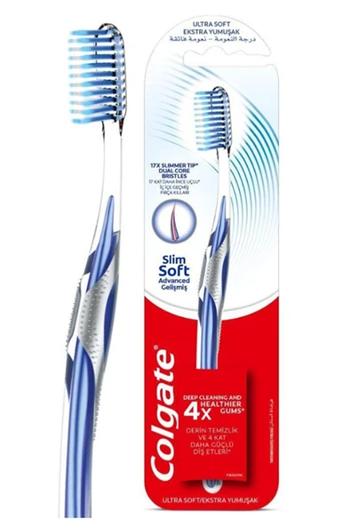 2 ADET Colgate Diş Fırçası Slim Soft Advanced ürün görseli 1