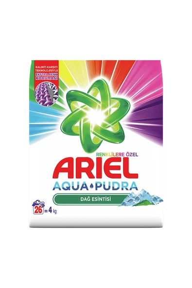 2 ADET Ariel Çamaşır Deterjanı 4 kg Renkliler ürün görseli 1