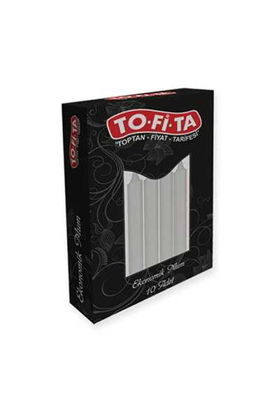 2 ADET To-fi-ta Ekonomik Mum 10'lu ürün görseli 1