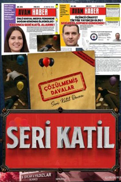 2 ADET Çözülmemiş Davalar Seri Katil CDL07 ürün görseli 1