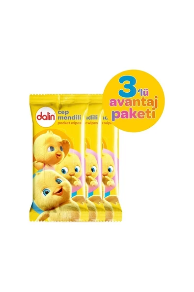 2 ADET Dalin Cep Mendili 3x15'li ürün görseli 1