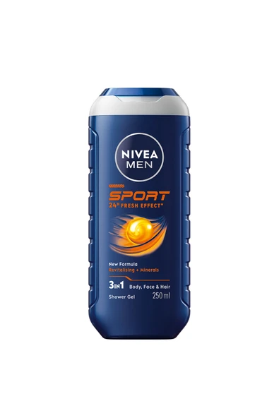 3 ADET Nivea Men Sport Duş Jeli 250 ml ürün görseli 1