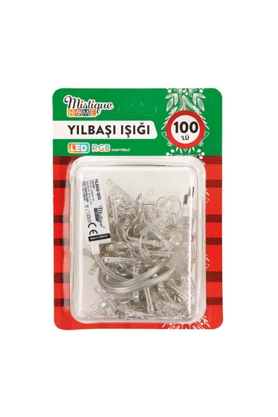 Mistique Home Renkli LED Işık 100'lü Adaptörlü ürün görseli 1