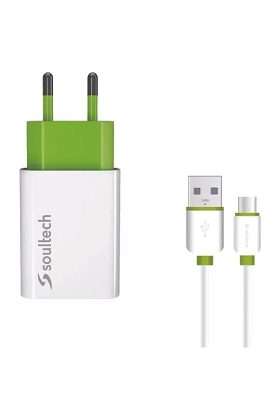 Soultech SC113B Comfort 2.1A Type-C Seyahat Şarj Seti ürün görseli 1