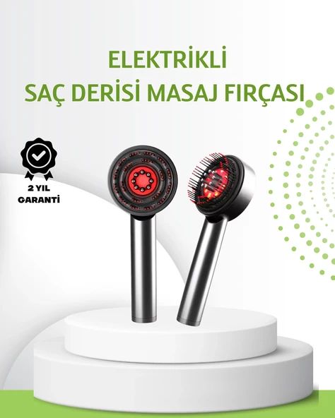 Şarjlı Saç Derisi Masaj Cihazı Kırmızı Işık Ve 3d Tarak Dişli ürün görseli 1