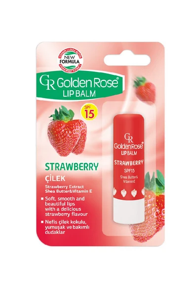 Golden Rose Dudak Balmı Strawberry Spf15 ürün görseli 1