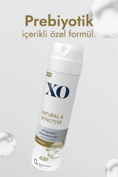 2 ADET XO Deodorant 150ml Natural And Effective - Resim 2