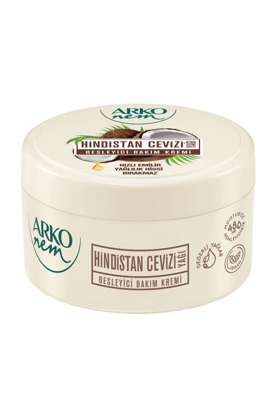 Arko Nem Krem Hindistan Cevizi Yağı 250 Ml ürün görseli 1