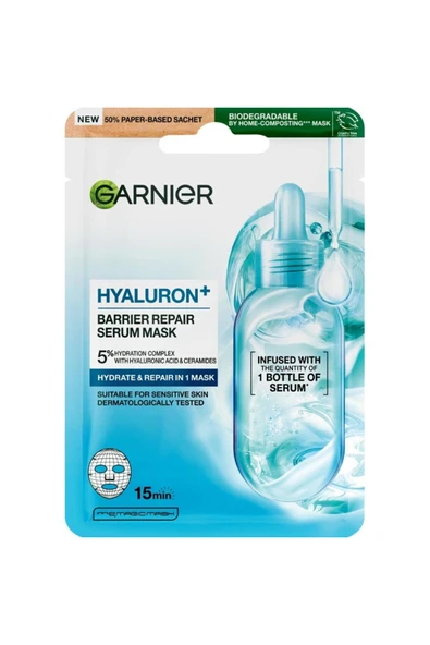 Garnier Hyaluron+ Bariyer Onarıcı Serum Maske 28gr ürün görseli 1