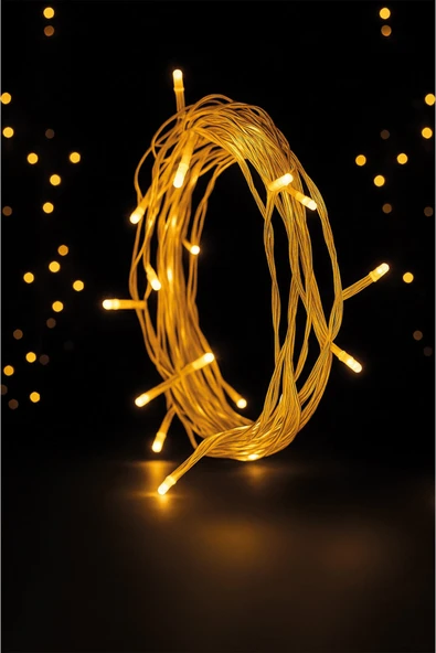 Mistique Home Sarı Led Işık 50'li 3 metre ürün görseli 1