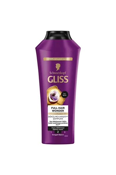4 ADET   Glıss Şampuan 400 ml Full Hair Wonder ürün görseli 1