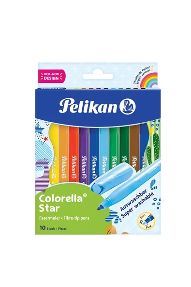 4 ADET   Pelikan Colorella Keçeli Kalem 12li Kutu ürün görseli 1