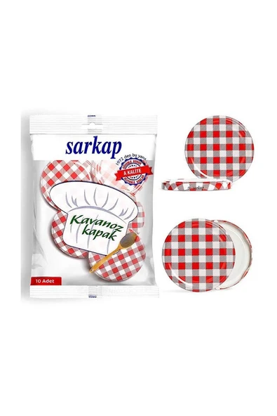 4 ADET   Sarkap Kavanoz Kapağı 10'lu ürün görseli 1