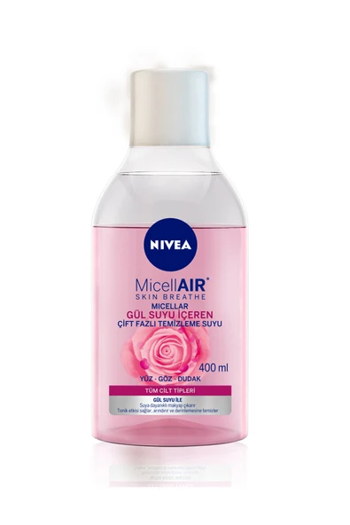 Nivea Gül Suyu İçeren Çift Fazlı Temizleme Suyu 400 ml ürün görseli 1