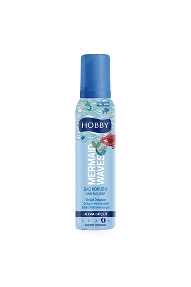 4 ADET   Hobby Saç Köpüğü Mermaid Waves 150 ml ürün görseli 1
