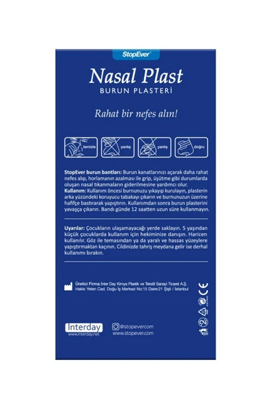 Stopever Burun Plasteri 10'lu Normal - Resim 2